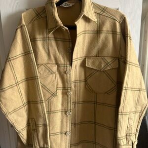 Vintage Woolrich Tan and Green Jacket